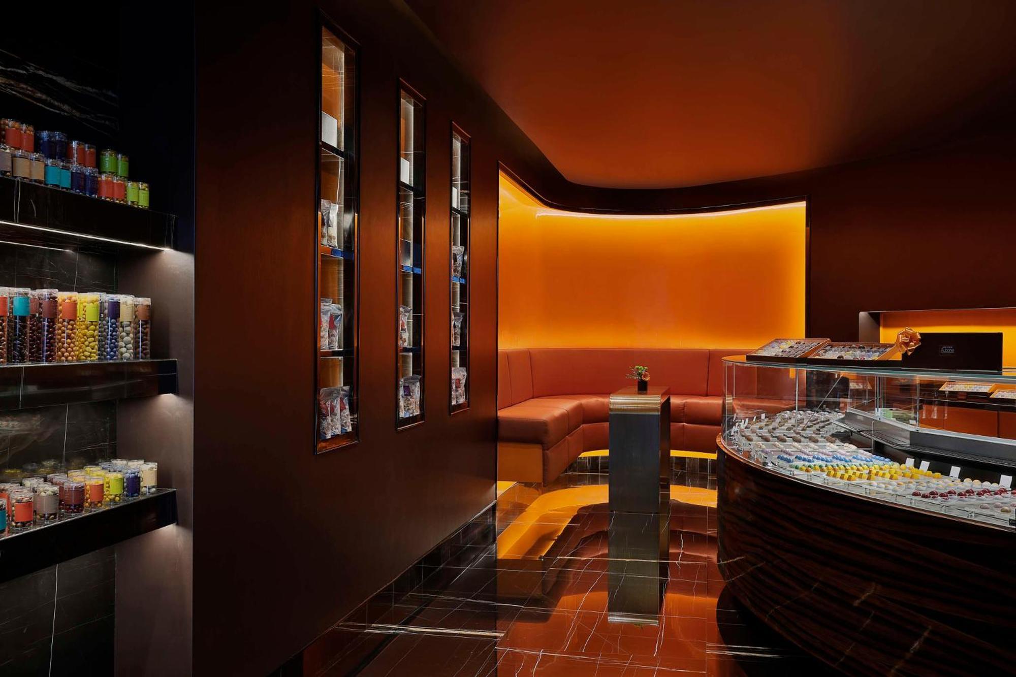 Waldorf Astoria Doha Lusail Exterior foto The interior of the bar