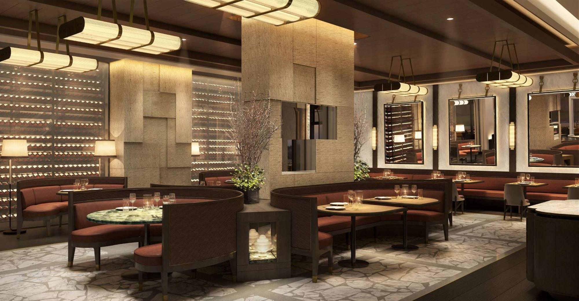Waldorf Astoria Doha Lusail Exterior foto Interior of the restaurant